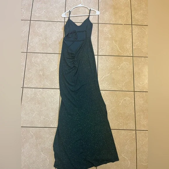 Windsor | Dresses | Prom Formal Dark Green Sparkly Dress | Poshmark